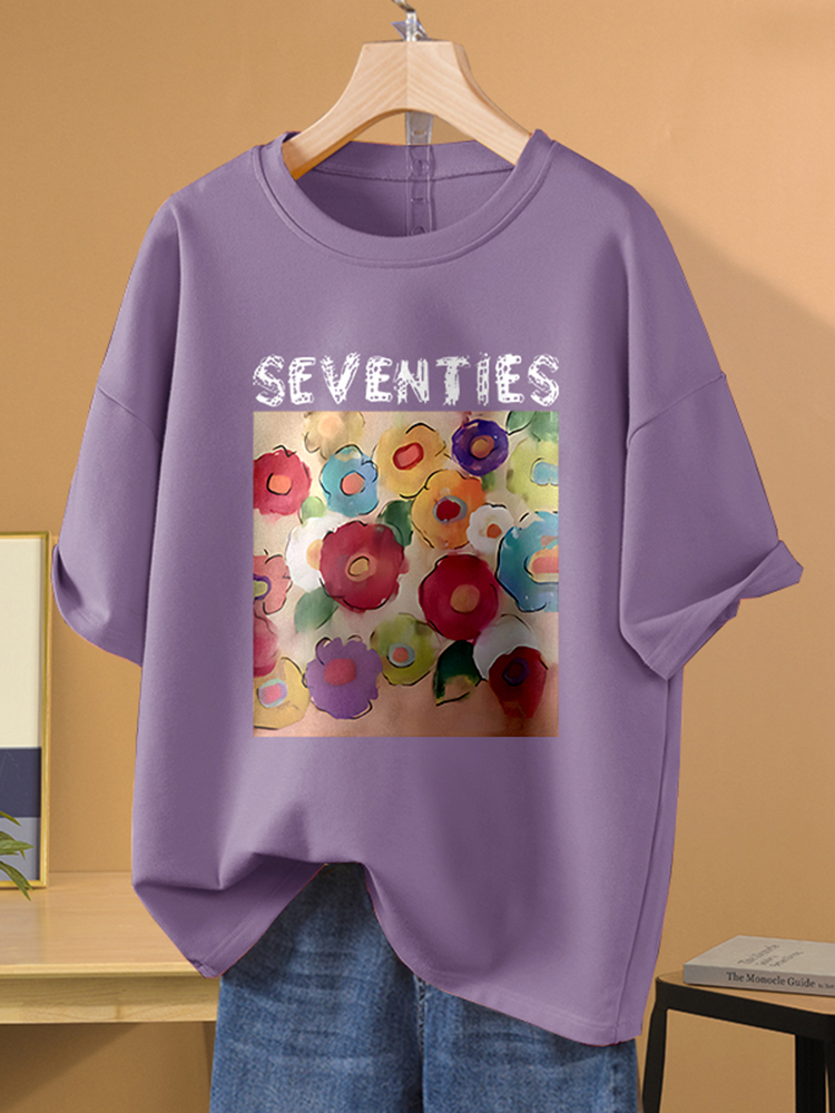 Tricou Lejer Supradimensionat Stil American Retro cu Mânecă Scurtă, Mărime Plus, pentru Femei, Măgulitor de Siluetă, Ascunde Burta, Nou Top 2025