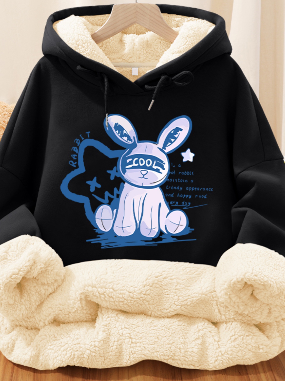 Hooded Cashmere Hoodie Women's 2025 New Arrival Best Selling American Retro Fall and Winter Fleece-lined Thickened Lazy Coat Tide