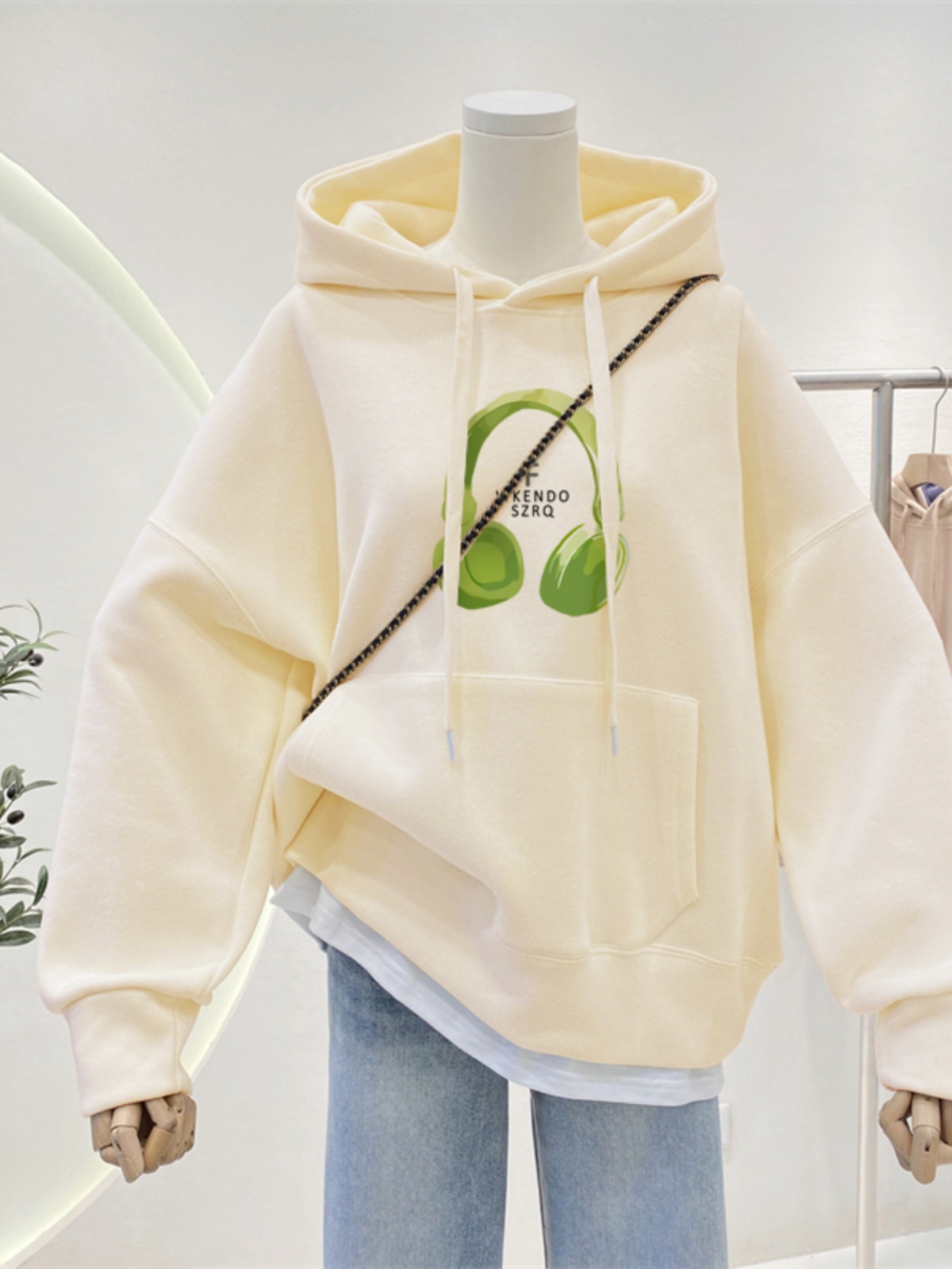 Fall and Winter Hooded plus Size Plus Size Ladies Loose Sweater Female New Arrival 2025 Top-Selling Product Fashion Fashionable Fleece-Lined Small Coat
