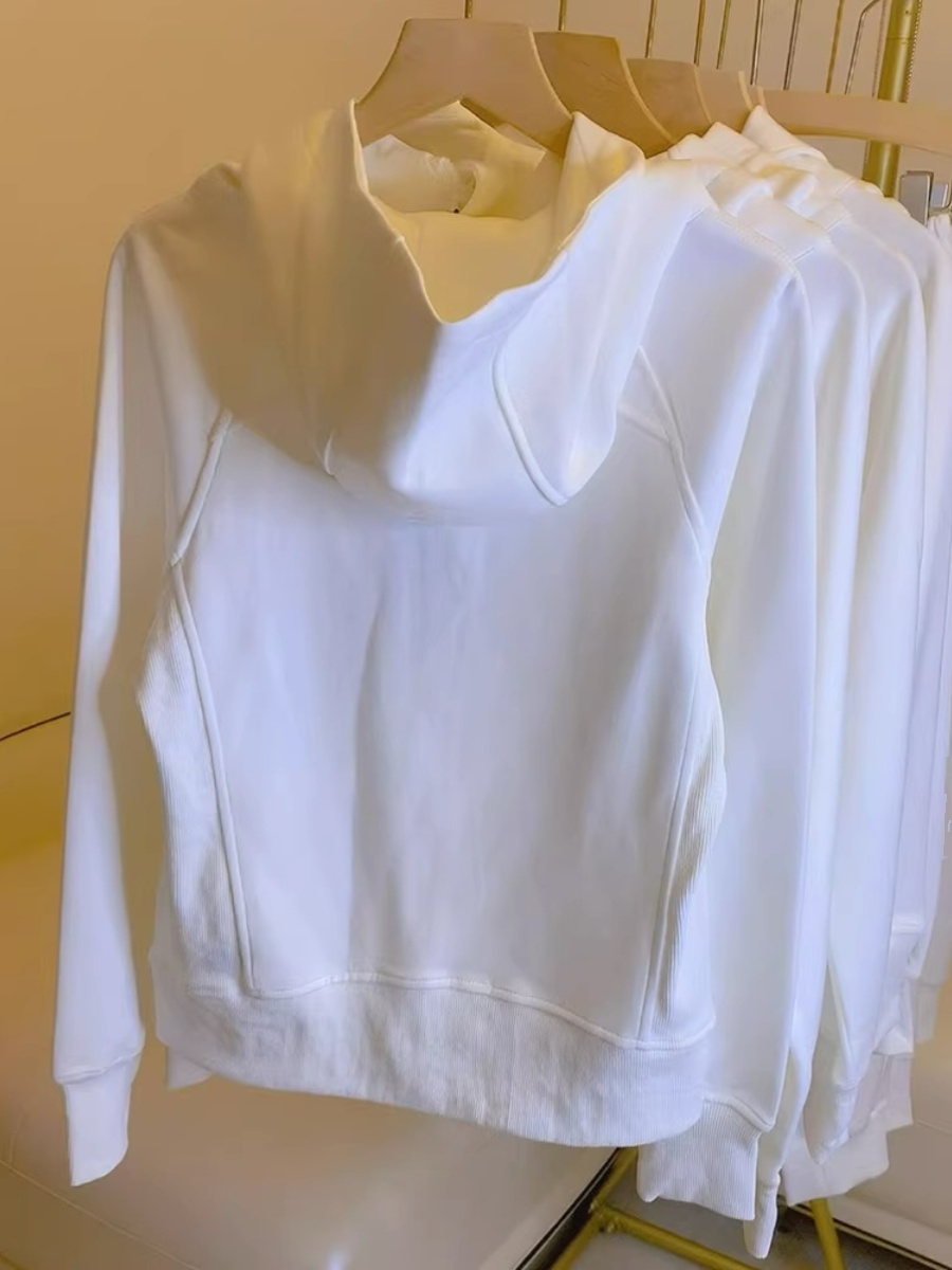 Buy Shop White Early Autumn Casual All-Match Hoodie