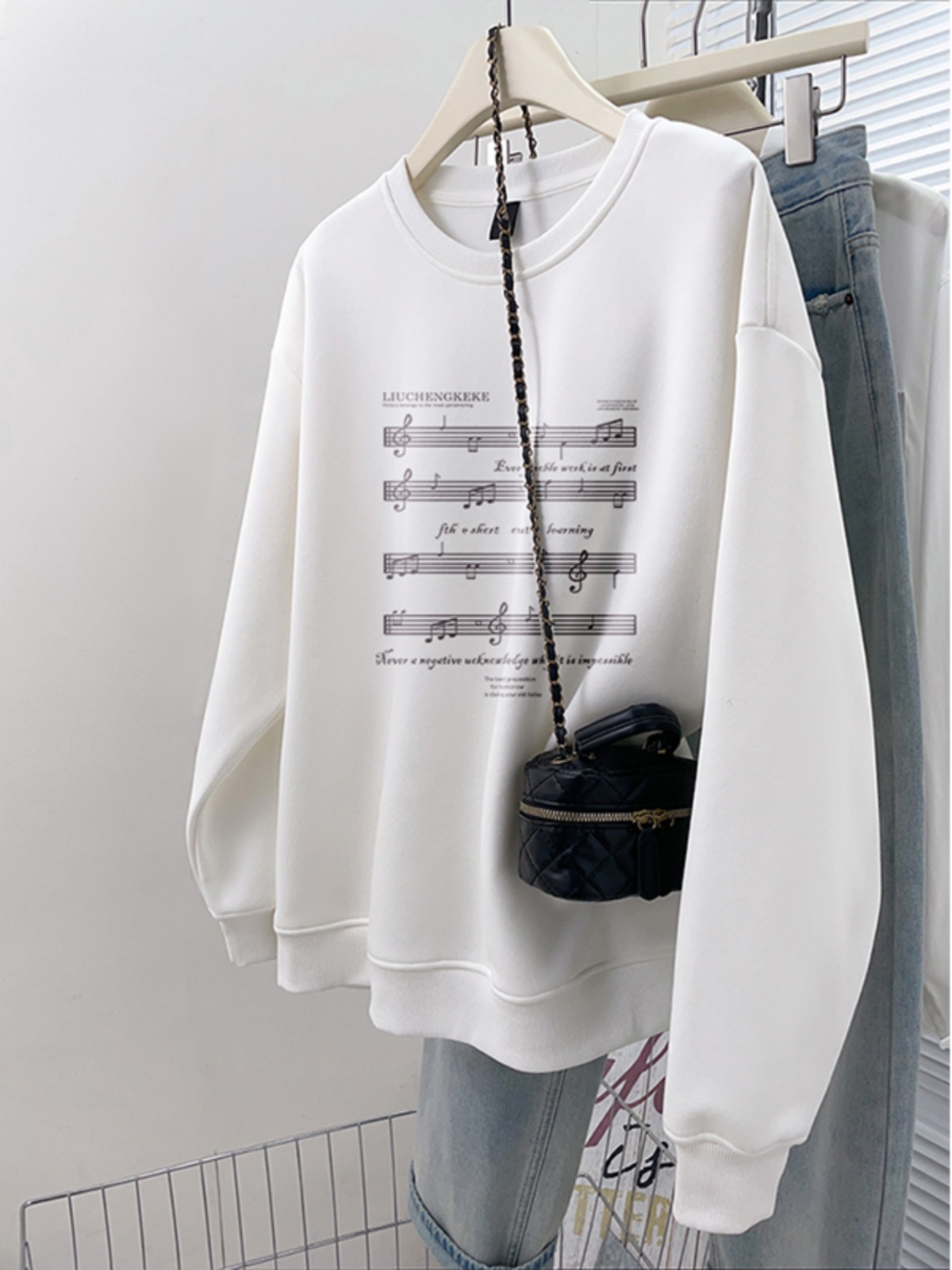 2025 New Arrival Loose Sweater Female Plus Size Plus Size Ladies Casual Fall and Winter Fleece Padded Coat Non-Hoodie Pullover Tops Ins Fashion