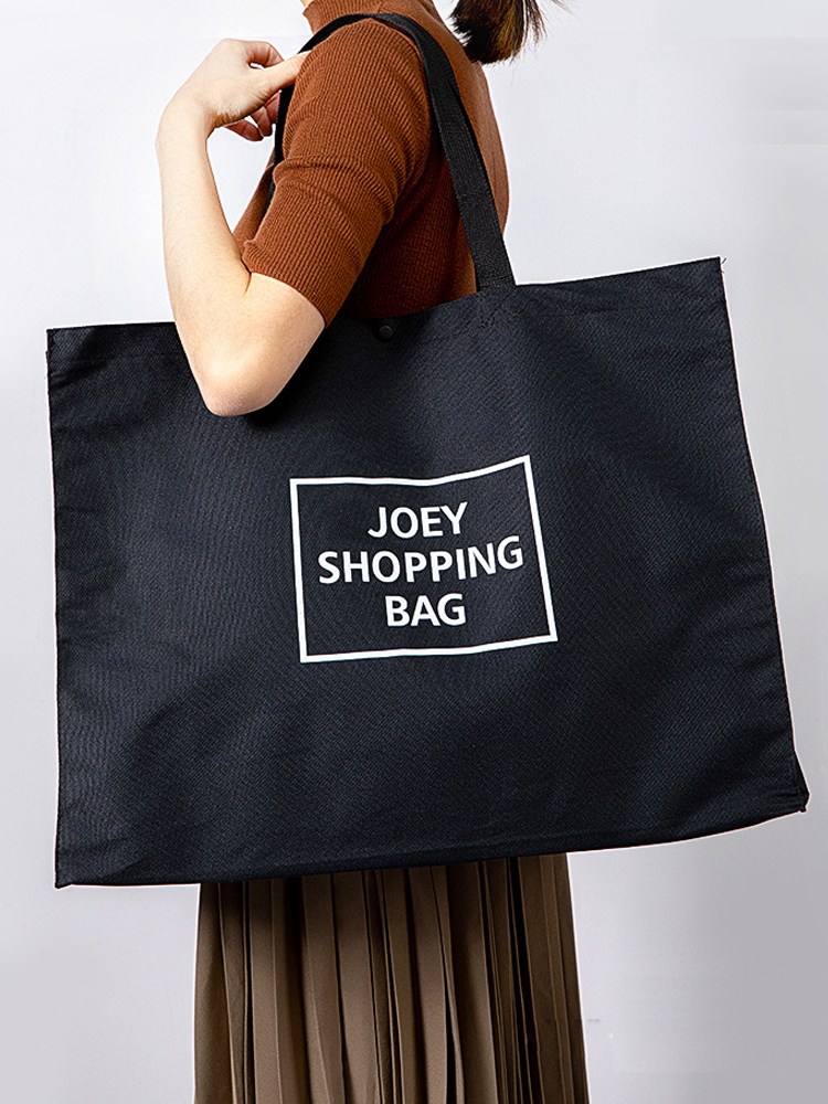Supermarket Shopping Bag Bag Oxford Cloth Shopping Bag Shopping Bag Large Capacity Shoulder Bag Environmental-Friendly Canvas Bag Portable