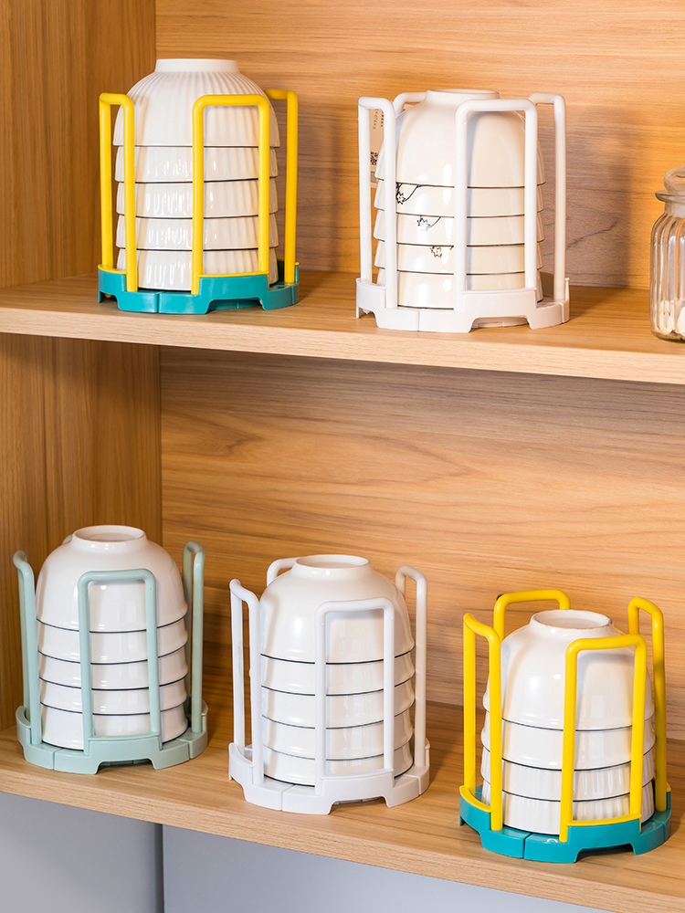 For Home Retractable Dish Rack Kitchen Cupboard Bowls and Plates Bowl Basin Draining Rack Desktop Dish Rice Bowl Storage Rack