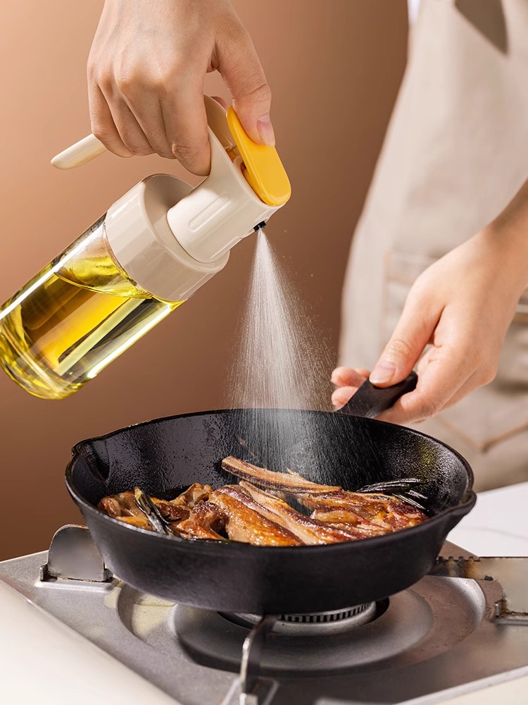 Fuel Injector Glass Kitchen For Home Air Fryer Oil Sprinkling Can Food Grade Edible Oil Spray Mist Oil Dispenser