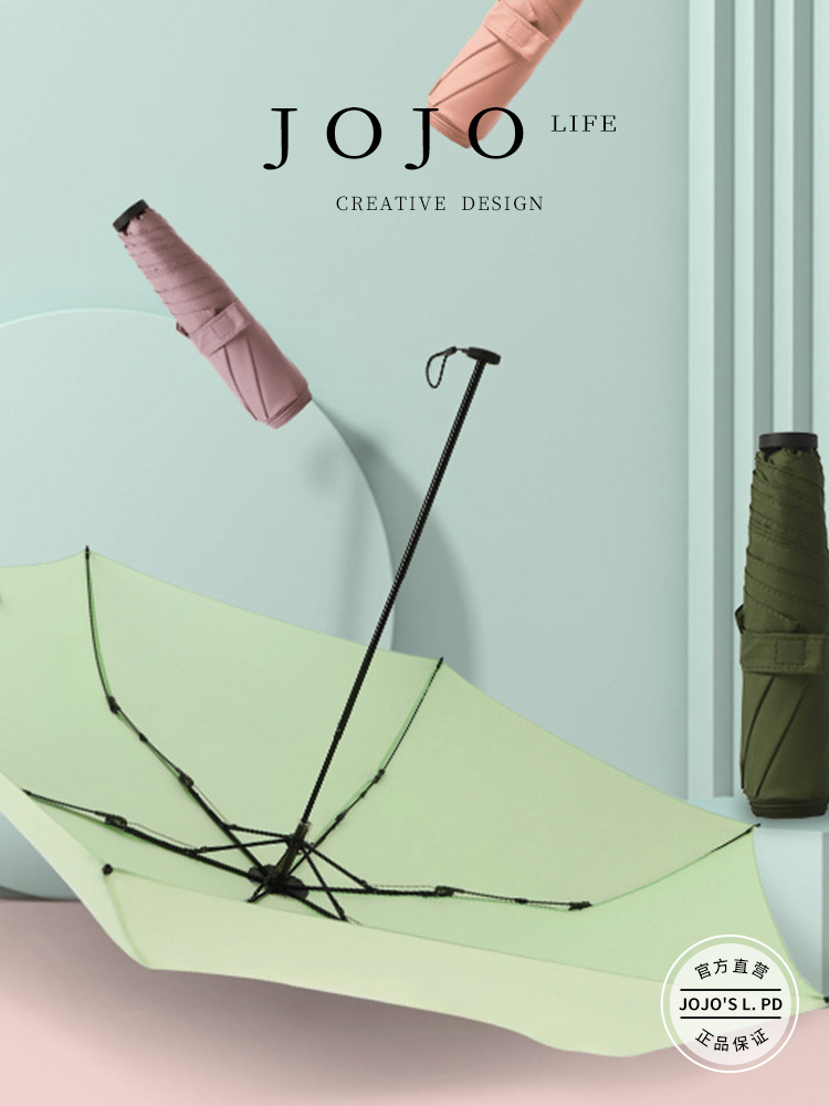 Jojo's L. Pd. Home. Foldable All-Weather Umbrella Small Portable Female Sun Protection Sunshade Sun Umbrella | Soldier