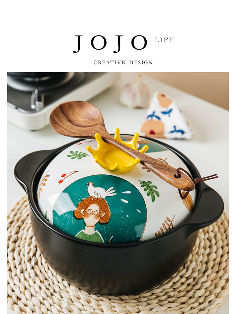 Jojo's L. PD · Tale · Pot For Home High Temperature Resistant Ceramic Soup Pot Open Fire Casserole | Fairy Tale