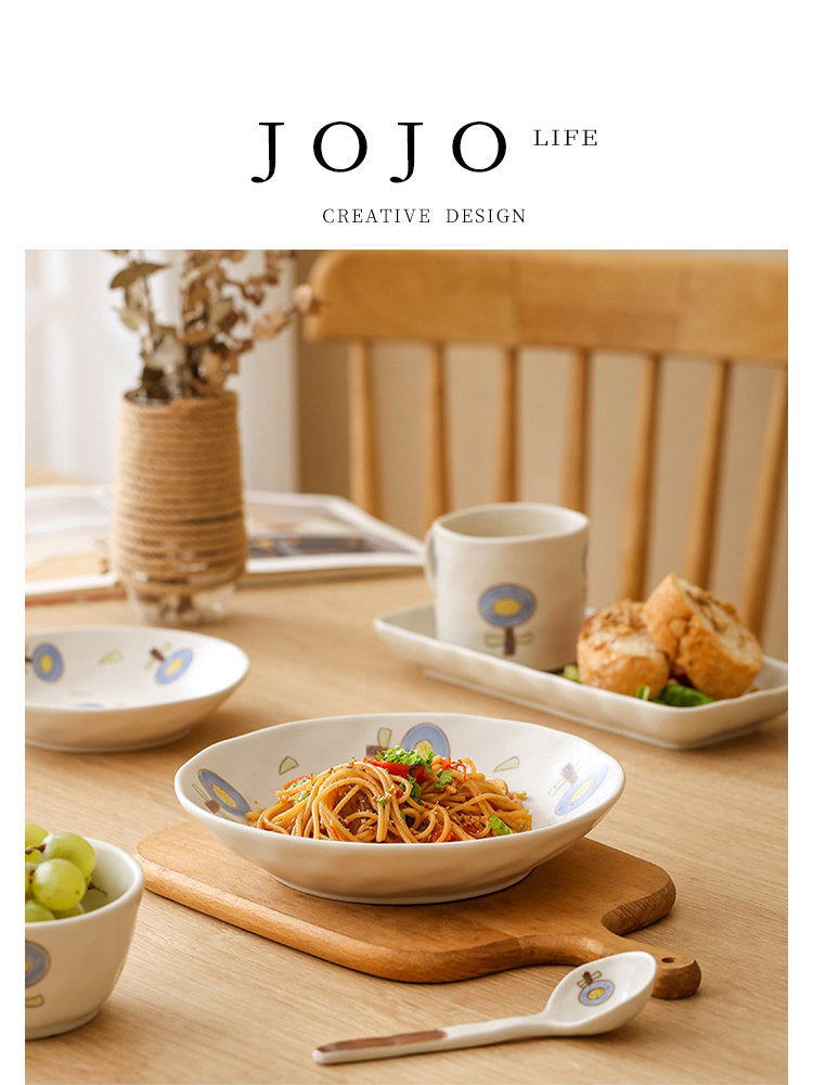 Jojo's Asymmetrical Hand-Pinch Ceramic Bowl from Shuiye Series