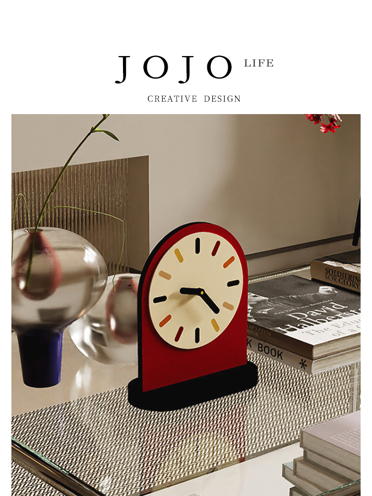 Desktop Modern Creative Ultra-Quiet Ornaments like Burning Clocks