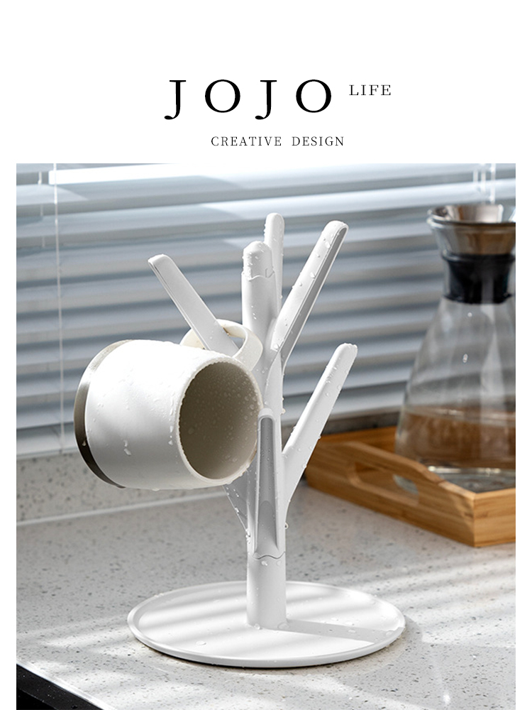 Jojo's L. Pd. Winding. Storage Rack Household Cup Holder Tea Set Creative Storage Upside down Draining Incense