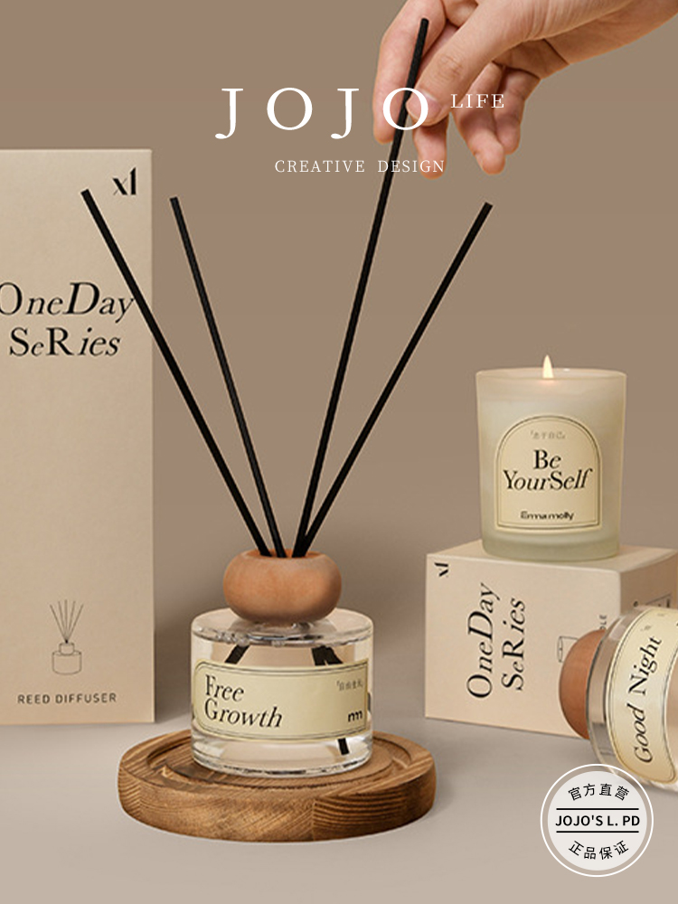 Jojo's L. Pd. Red. Classic Reed Diffuser Essential Oil Indoor Rattan Fragrance Air | Hongbiao