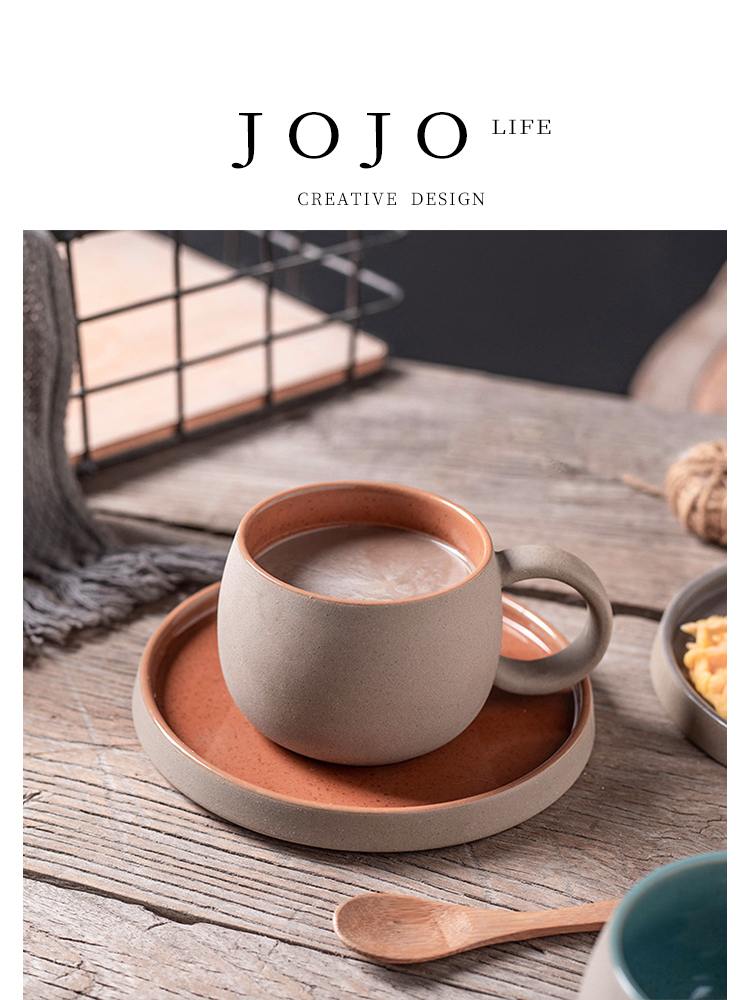 Jojo's L. Pd. Bluish. Cup Set Ins Minimalist Ceramic Steam Pitcher Creative Pot Sets | Moon White