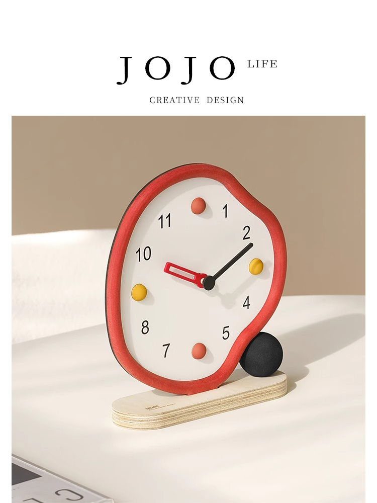 Home Desktop Decoration Ornaments TV Cabinet Zeke Clock
