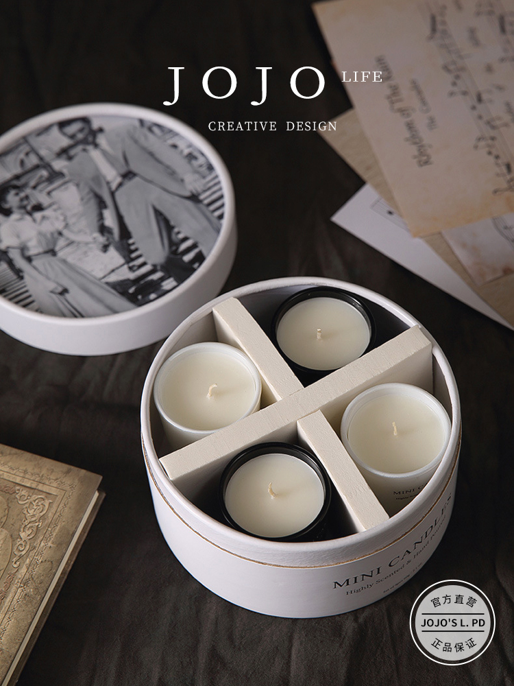 Jojo's L. Pd. Mr. Grocery. Aromatherapy Candle Creative Style Candle Bedroom Soy Wax | Purple Change