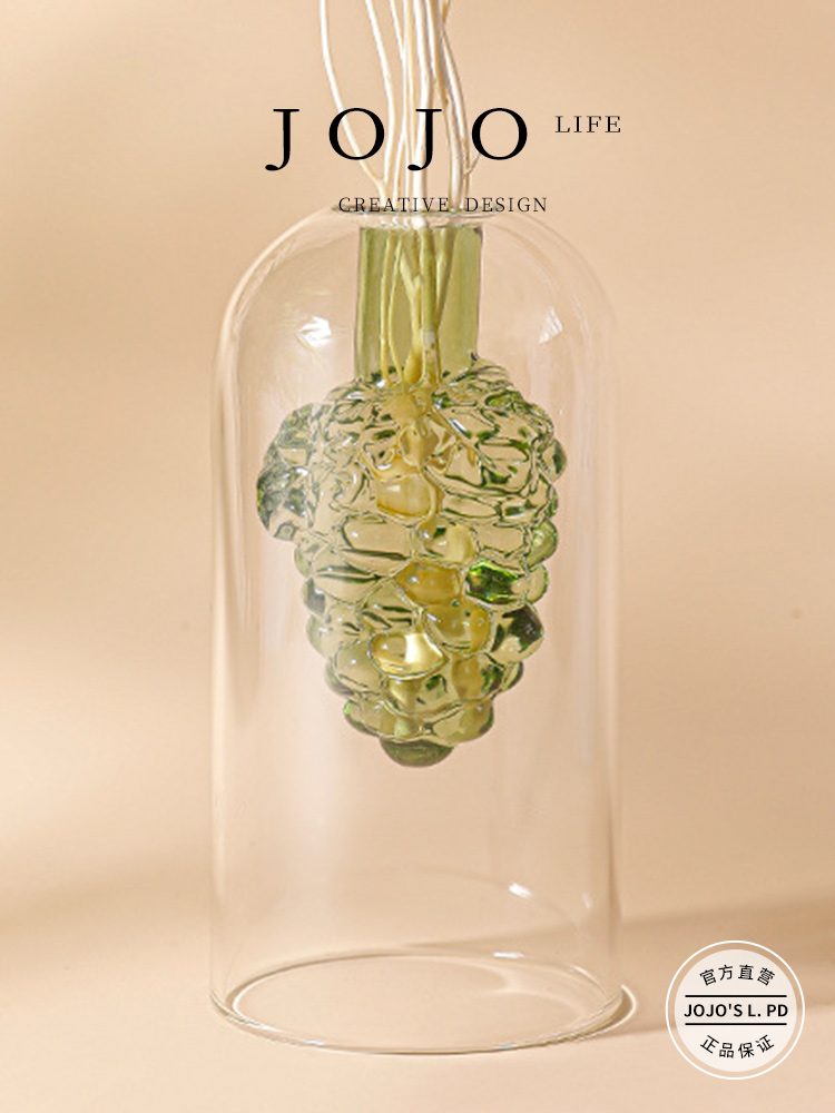Jojo's L. Pd. Hair. Glass Aromatherapy Bottle Essential Oil Volatile Bottle Expansion Incense Bottles Bedroom Decoration | Hair Drag