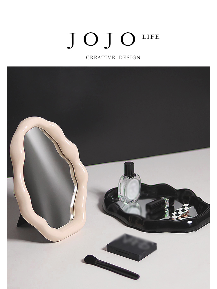 Jojo's L. PD · Mirror · Storage For Home Mirror Scandinavian Accessible Luxury Cloud Cosmetic Mirror | Mirror Water