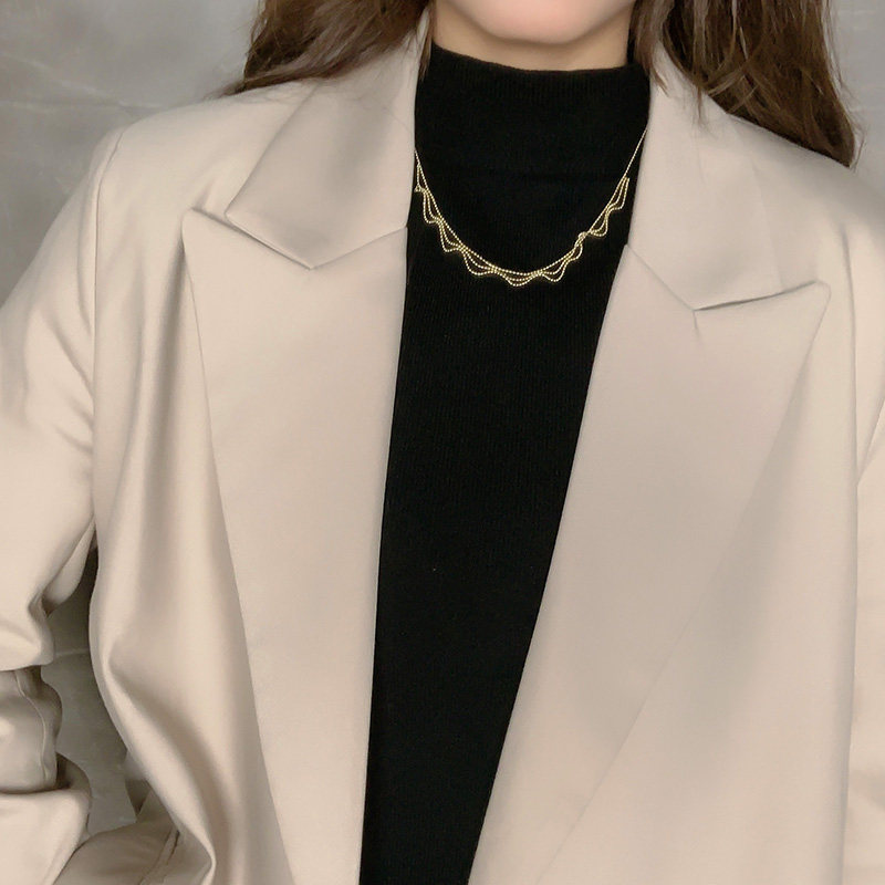 Original Ball Bead Chain Women's Titanium Steel Simple Personalized Lace