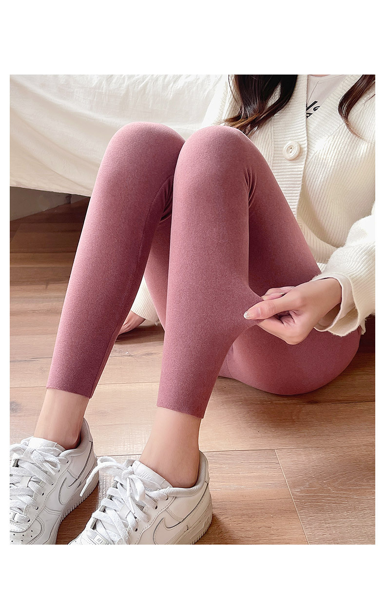 Plus Size Cozy Velvet Padded Leggings for Winter