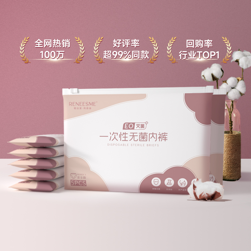 Disposable Underwear Ladies Travel Sterile Shorts Business Trip Disposable Maternity Confinement Plus Size Pregnant Women Daily Disposable Pants