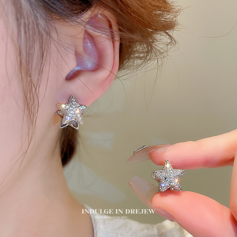 Zircon XINGX Ear Clip 2025 New Arrival Best Selling Delicate Earrings Fancy Niche Design Easiest for Match Earrings for Women