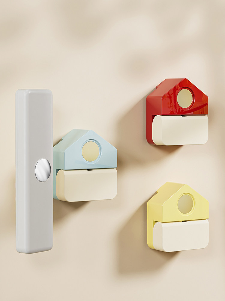 多功能强力吸盘遥控器磁扣墙挂