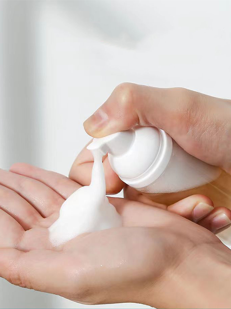 Cleansing Mousse Bottle PET Foam Pump Bottle Upright Hand Sanitizer Cosmetics Storage Bottle Foam Bottle Lotion Foaming Fire Extinguisher Bottles