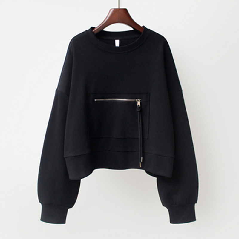 Super Hot 100.00kg Loose Zip Pocket Brushed Hoody