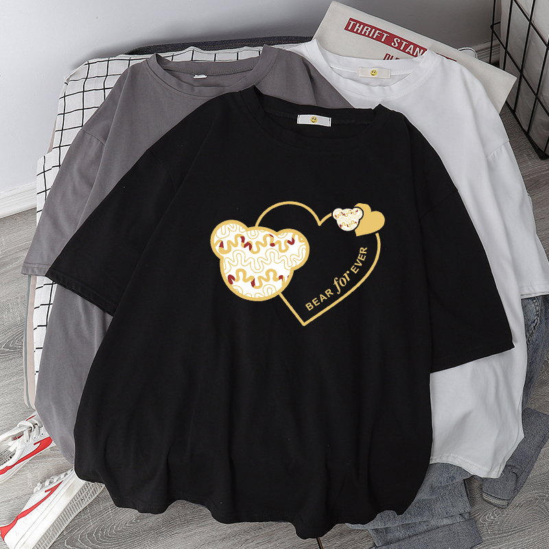 Plus Size Women's Clothing 100.00kg Plus Size Ladies Summer Mid Length Long Length Short Sleeve T-Shirt Women 2024 Summer New Arrival Pure Cotton Half Sleeve T-shirt