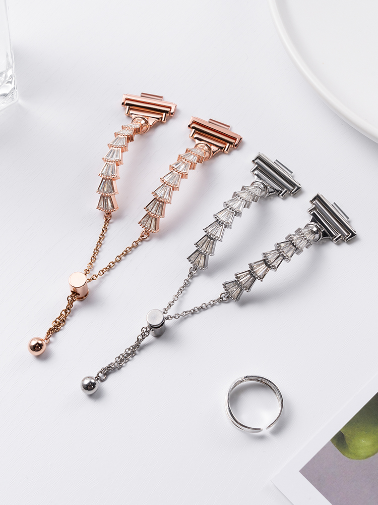 For Huawei Fit2 Strap Metal Diamond-Embedded Watch Wrist Strap Watchfit1 Elegant Bracelet Replacement Belt Watch Generation One Or Two Vitality Fashion New New Arrival Sports Smart Female Personalized Accessories