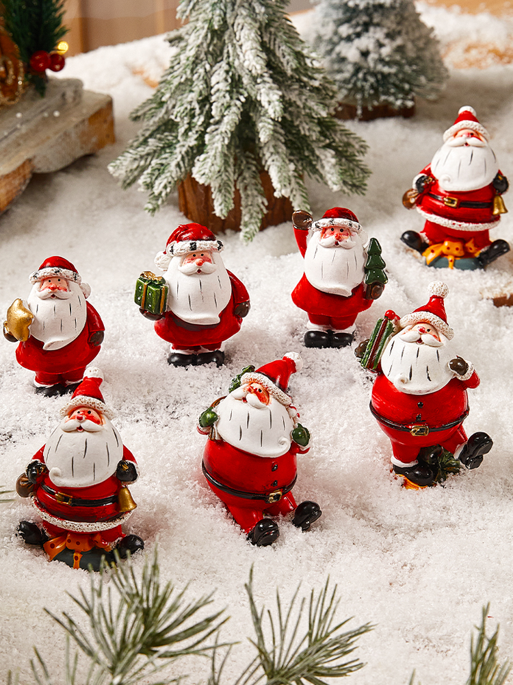 Christmas Decorations for the Elderly Desktop Decoration DIY Creative Pendants Scene Arrangement Decoration Atmosphere Photo Props