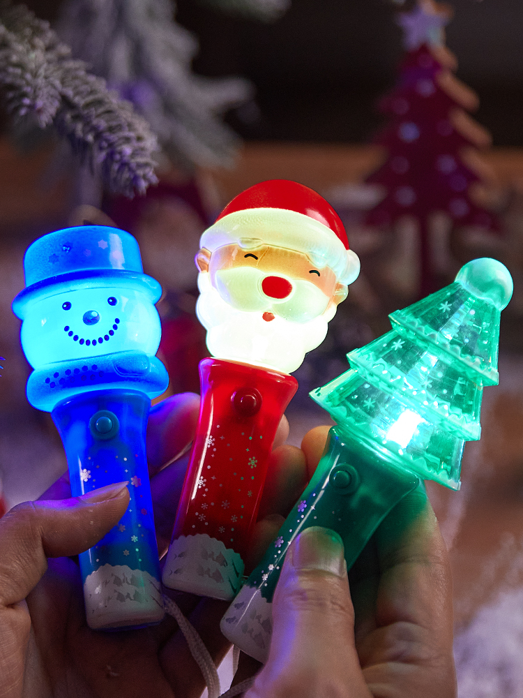 Christmas Small Gift Glow Stick Decoration Decoration Elderly Creative Glow Toys Kids Gift Kindergarten Layout