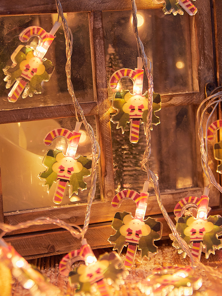 Colorful Lights Flashing Lights String Lights Sky Stars Lights Christmas Lighting Crutches Girl Room Layout Night Market Stall Lantern
