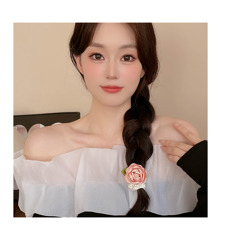 Elegant Flower Ponytail Hair Band
