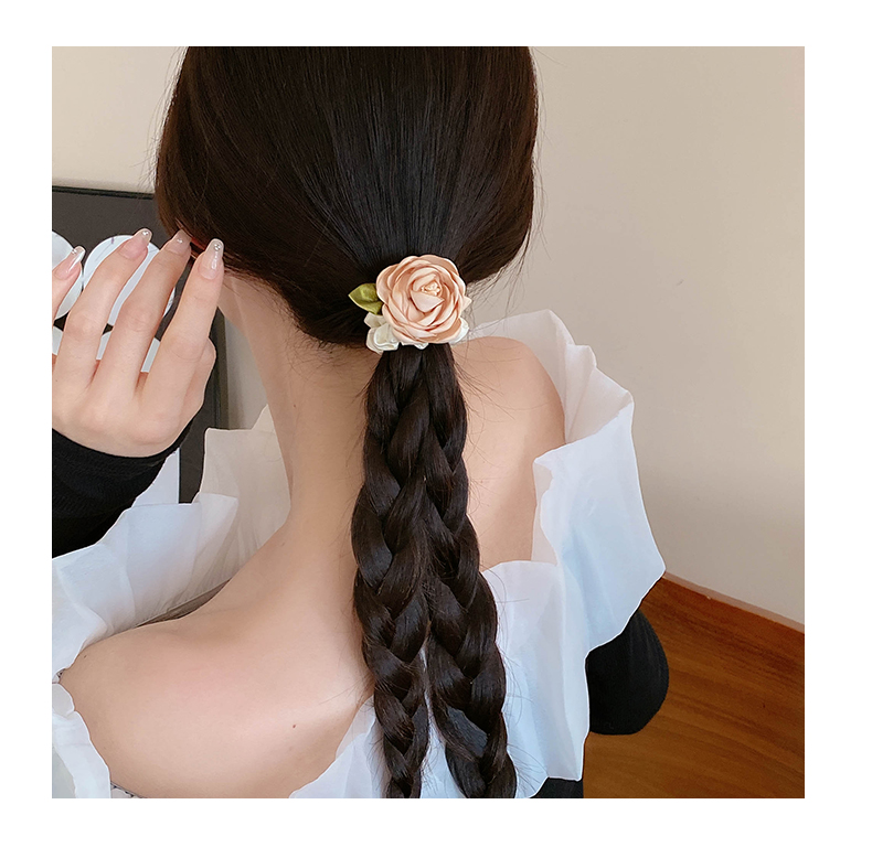 Elegant Flower Ponytail Hair Band