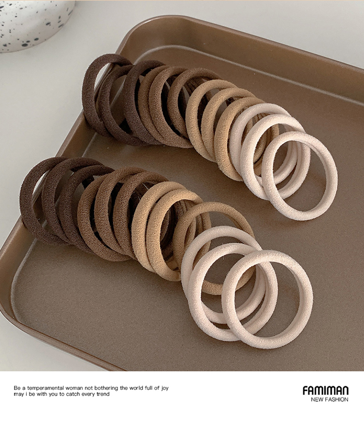 Durable High Elastic Hair Ties with Luxury Case
