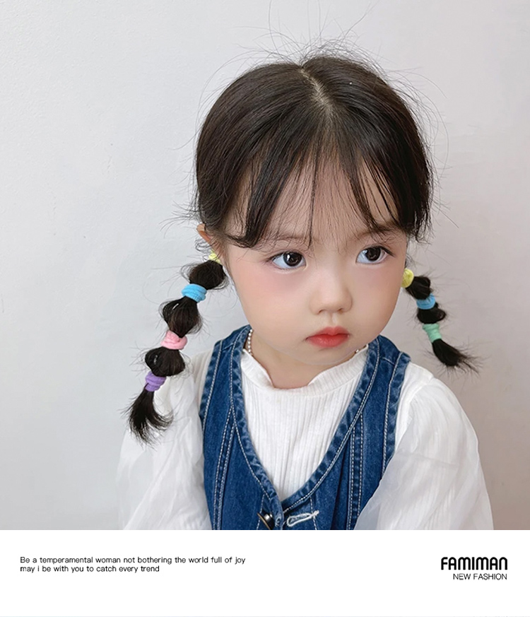 Durable Seamless Hair Bands for Kids