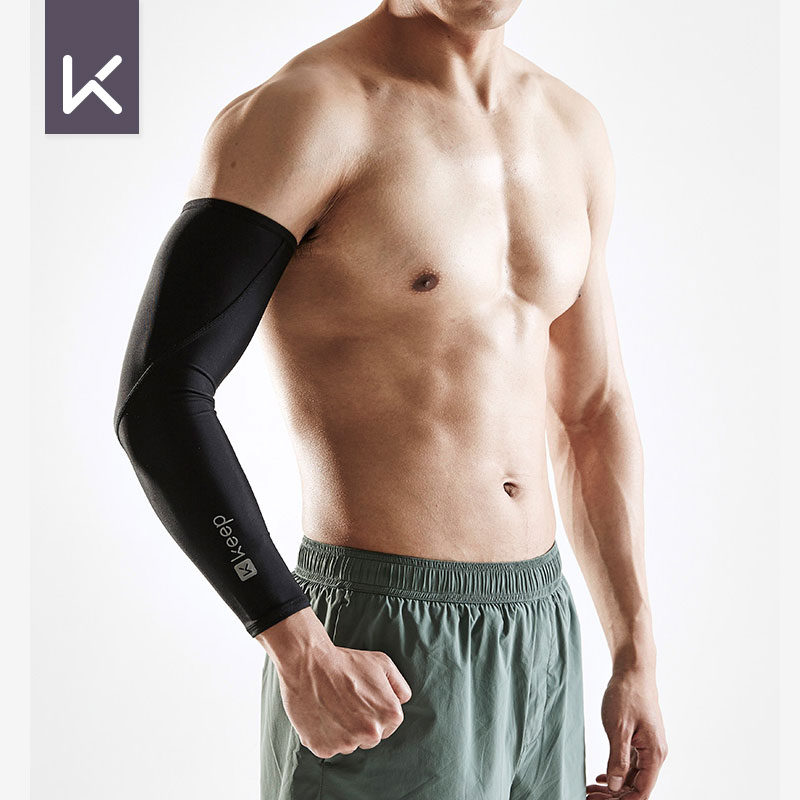 Keep Elbow Pads Men's Sports Fitness Basketball Arm Guard Hand Elbow Joint Protective Sleeve Women's Wrist Elbow Pads Warm-Keeping and Cold-Proof