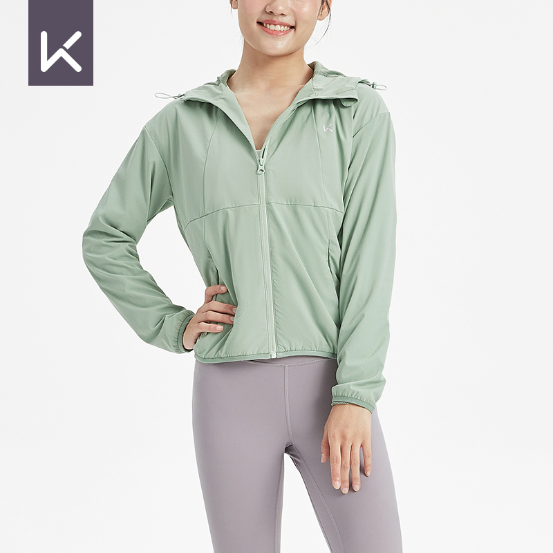 Keep 2025 New Arrival Sports Outwear Women Spring & Fall Outdoor Windproof Running Fitness Short Warm Shell Jacket