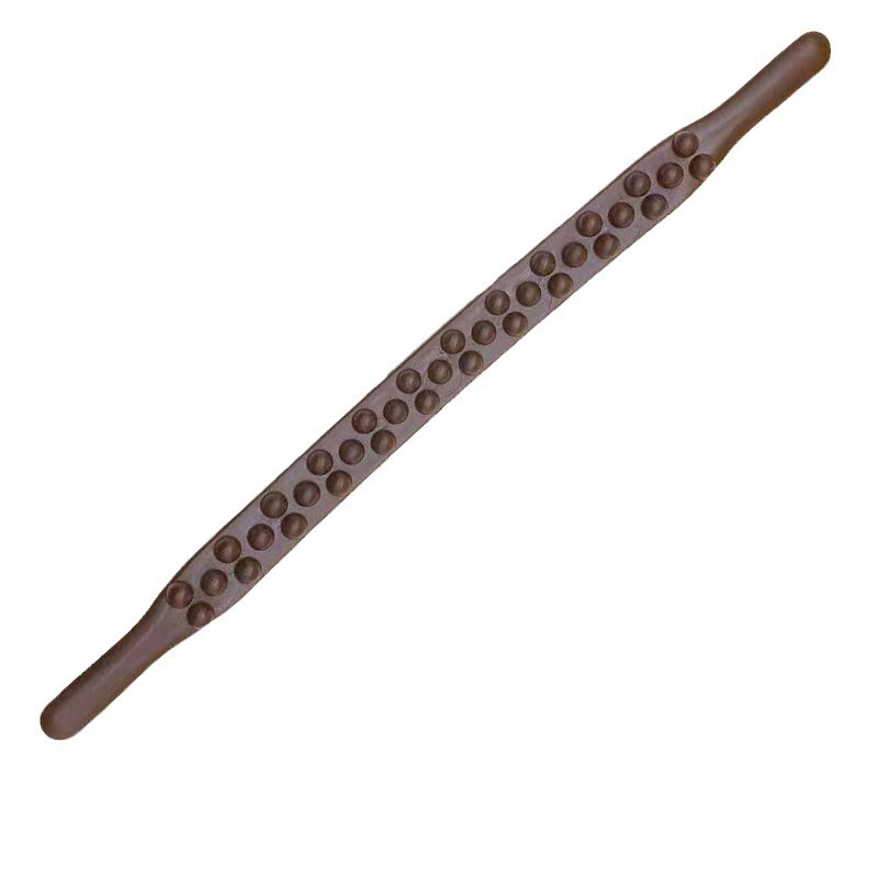 Best Selling Three Rows 59 Beads Stick Scraping Stick Massage Stick Back Scratcher Stick Catch Rod Double Rows One Universal for Entire Body Meridian