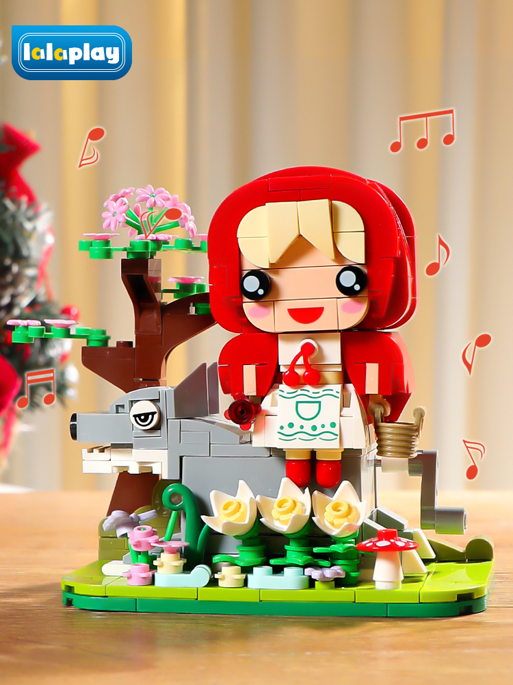GRIMMS FAIRY TALES Little Red Riding Hood Building Blocks Children's Assembled Puzzle Toy Decoration 2024 New Arrival Boys and Girls Birthday Gift