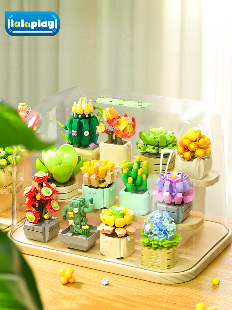Fermi Potted Plant Educational Toy Birthday Building Blocks