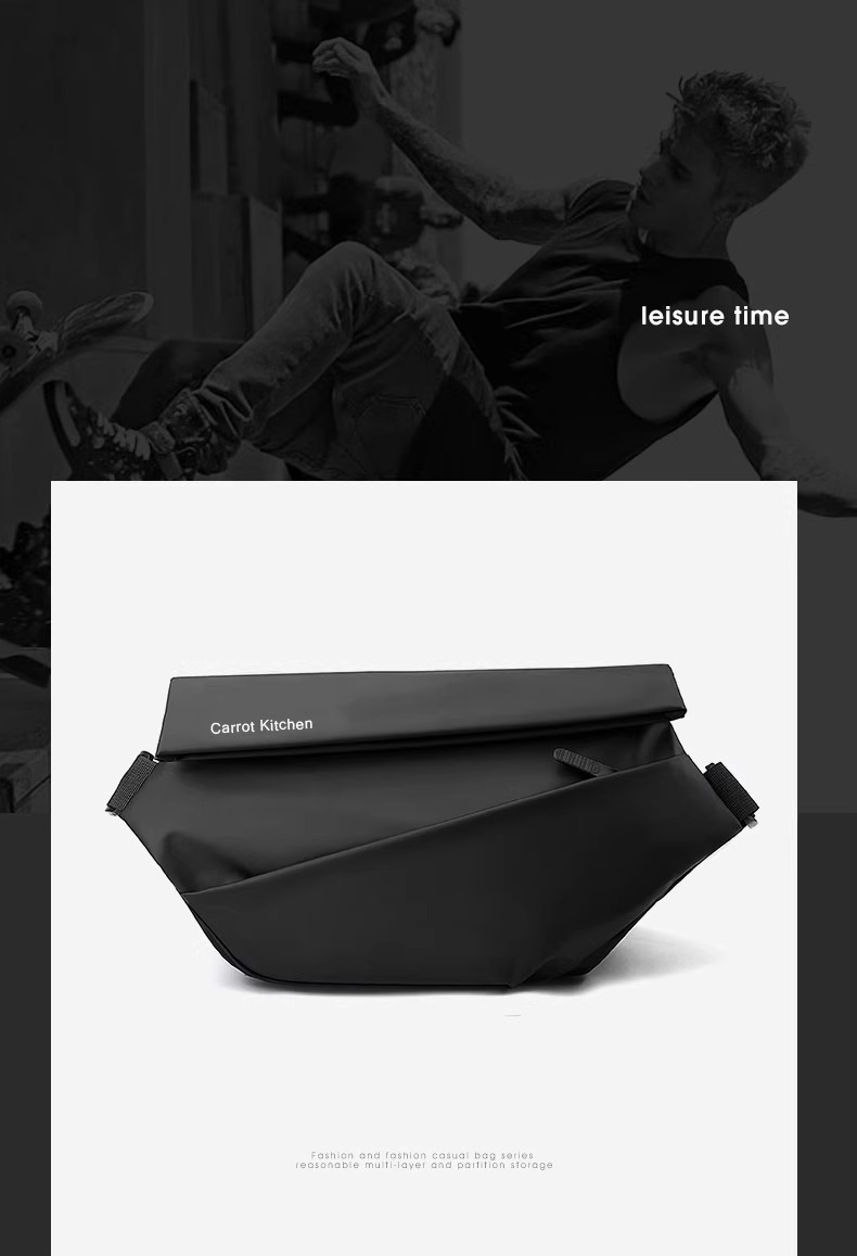 Waterproof Cycling Crossbody Bag - Large Capacity