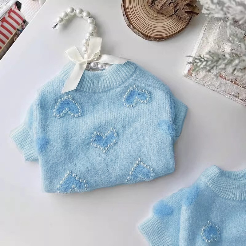 Puppy Dog Sweater Spring and Autumn Pet Clothes Bichon Teddy Corgi Schnauzer Kitty Hippie Dog Autumn and Winter