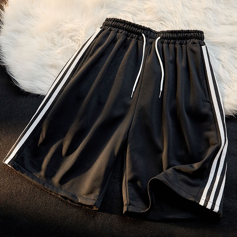 Escape from the Earth Side Patchwork Loose Motion Shorts