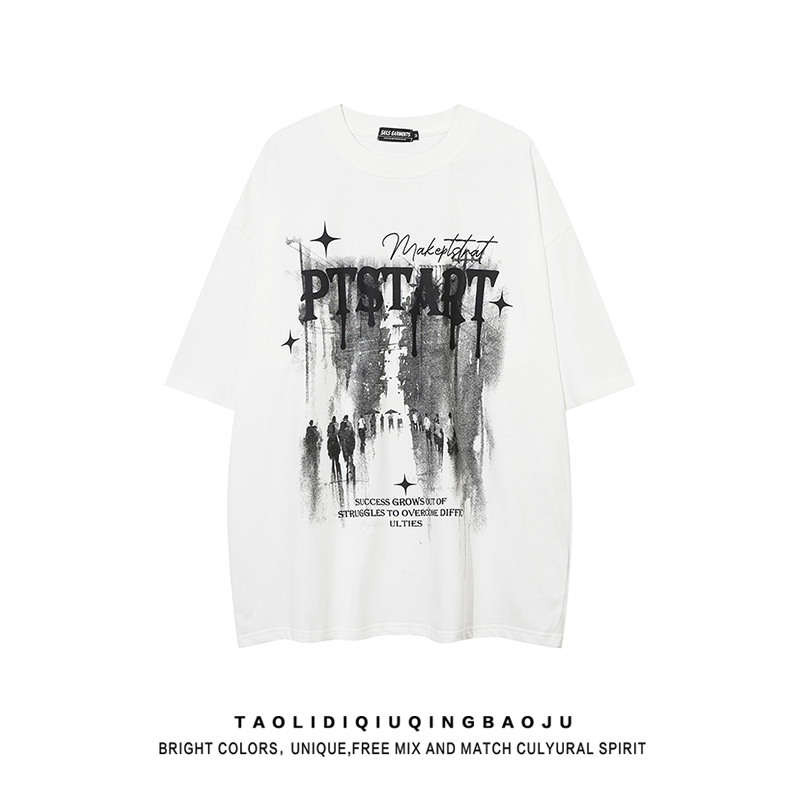Retro 2024 New Arrival Oversize Short Sleeve T-shirt