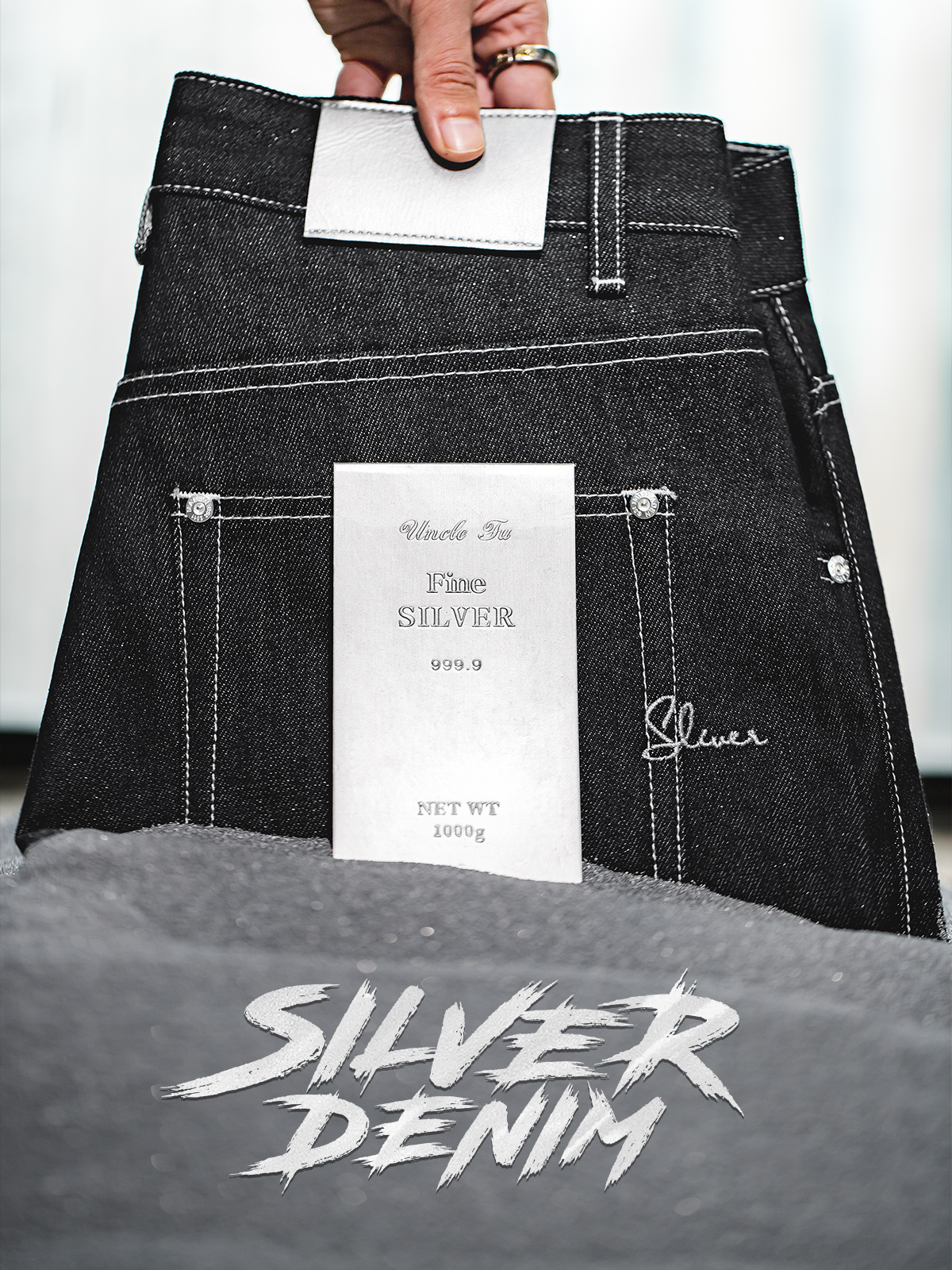 Madeng Pulp Red Ear Denim Amekaji Parka