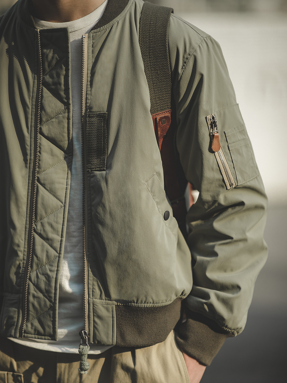Madden MA1 Army Green Thickened Cotton Padded Coat Winter Workwear