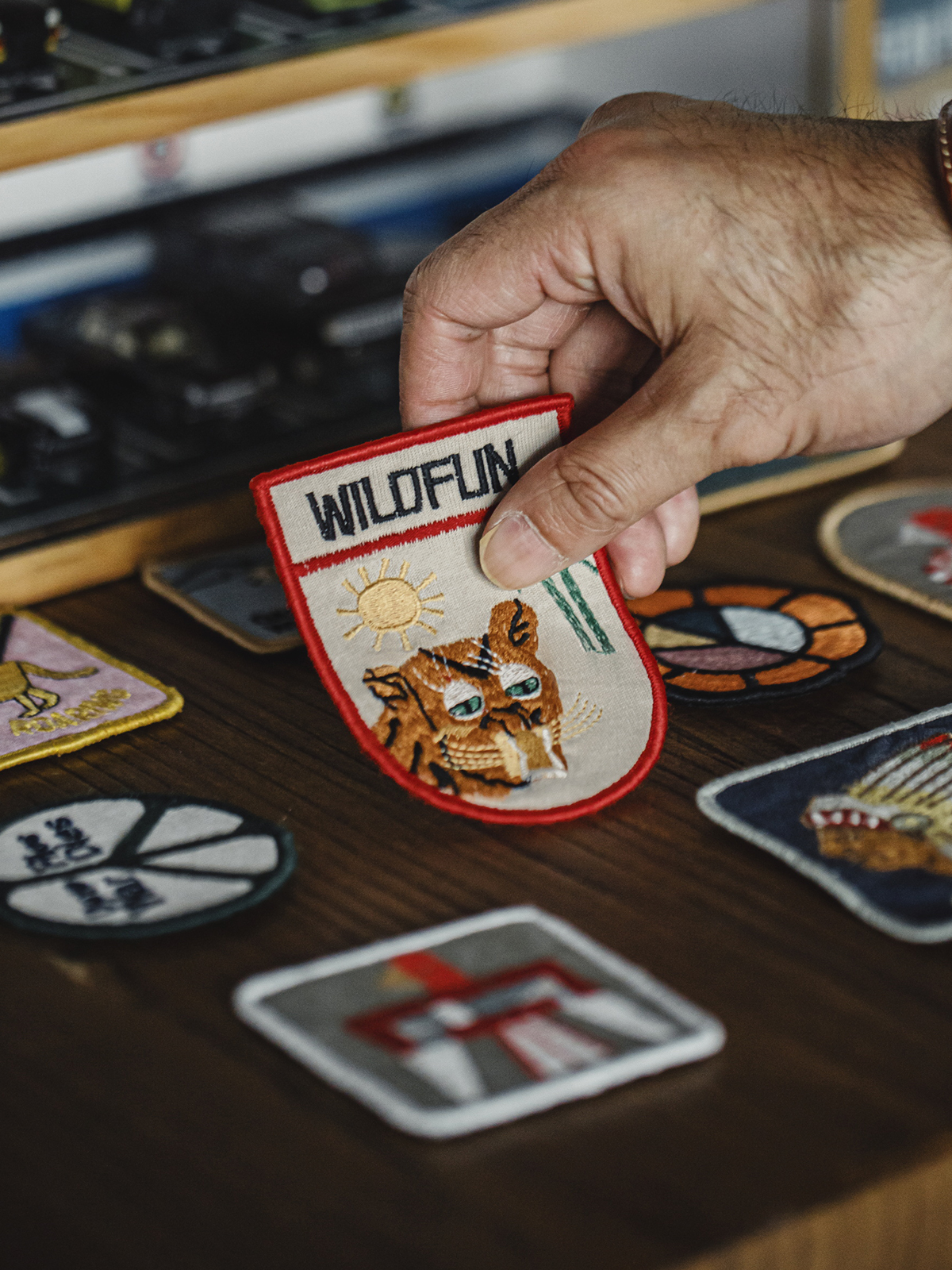 Marden Parka Retro Embroider Velcro Zhang Zai Fun Accessories Badge Cloth Sticker Badge Decorations Easiest for Match Medal
