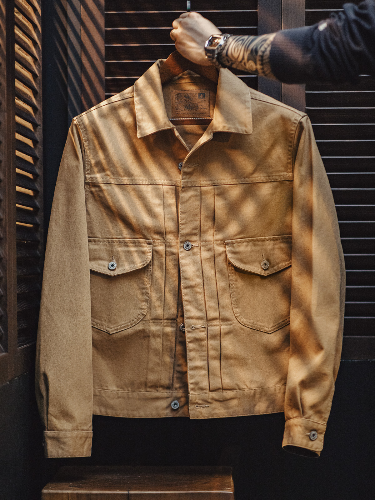 Marden American Retro Heavy Weight Canvas Lapel Parka