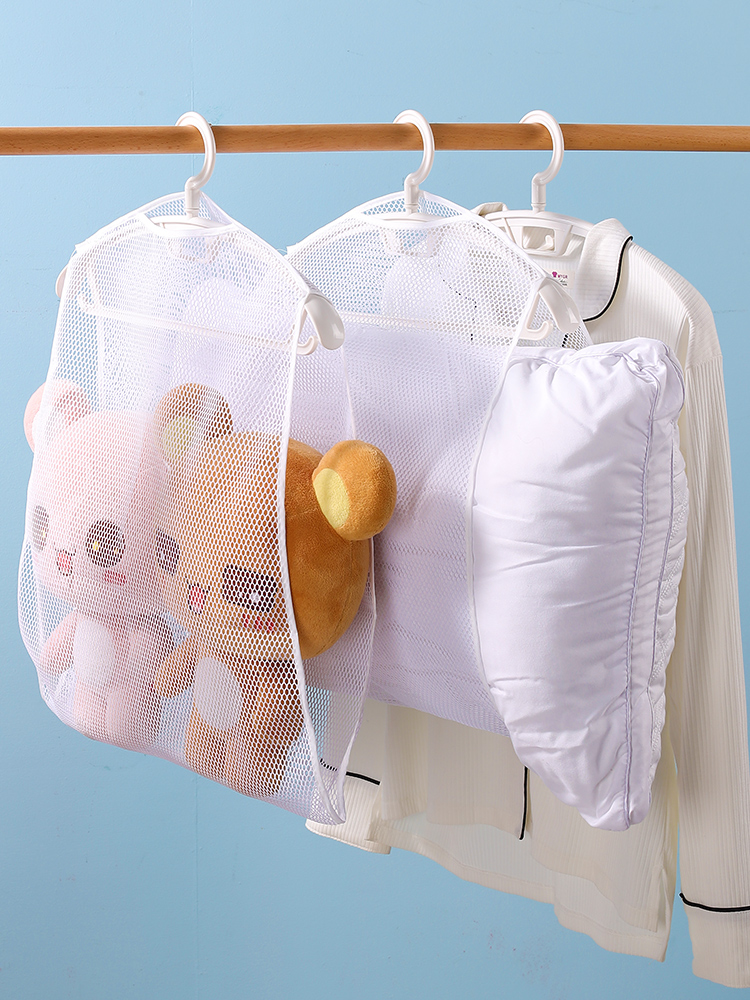 Drying Pillow Drying Mesh Bag Clothes Drying Net Handy Gadget Invisible Foldable Clothes Basket Sweater Socks Balcony Tile Laundry Basket