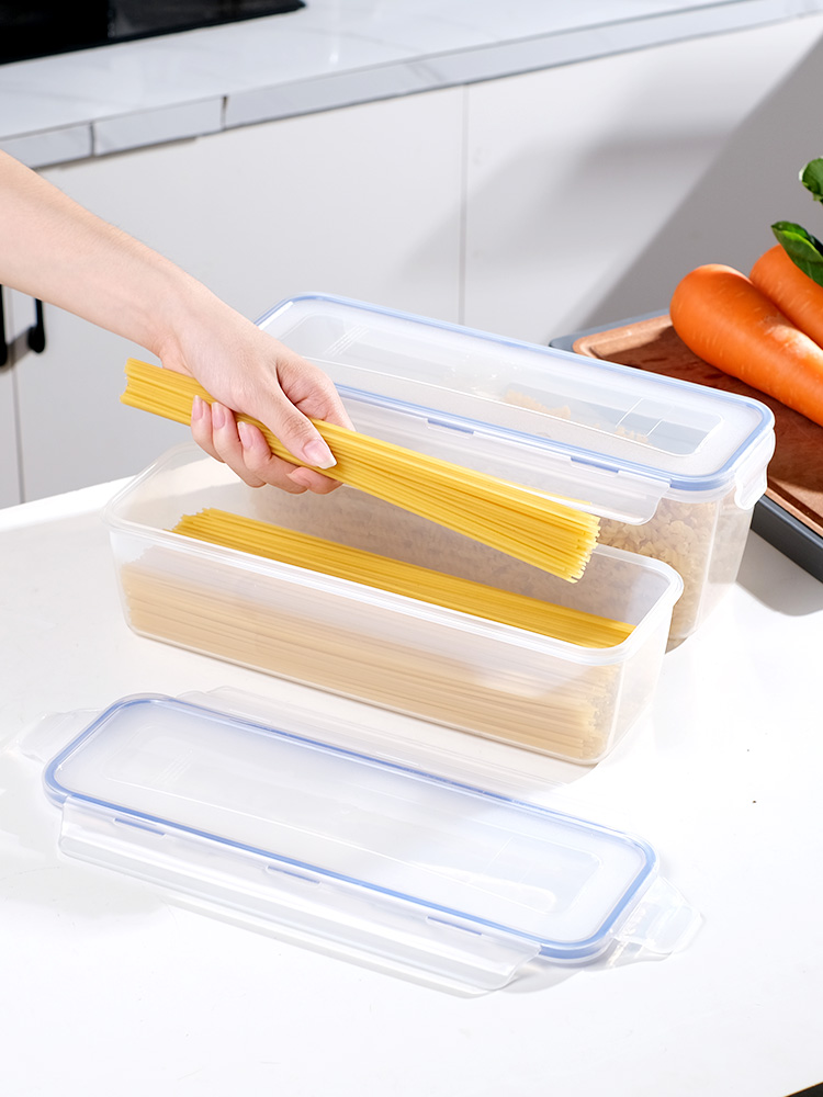 Noodles Storage Box Bench Noodles Crisper Large Pasta Rectangular Large Capacity Food Sealed Box